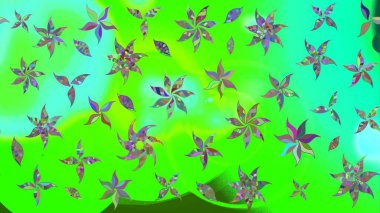 Robot resim. Çiçekli bahar çiçekleri. Küçük renkli çiçekler. Motley illüstrasyonu. Moda baskıları için zarif bir şablon. Küçük çiçekte şirin desenler.