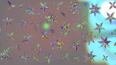 Raster Güzel kumaş deseni. Çiçek arkaplan ile soyut zarafet çizim deseni.