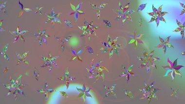 Renkli Yaz Temalı eskiz kalıbı. Düz Çiçek Elementleri Tasarımı. Gri renkli çiçekler. Çiçekli retro deseni çiz.