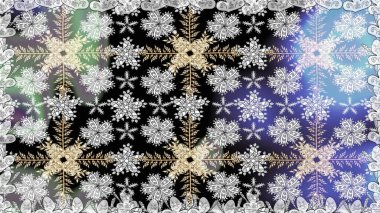 Retro tekstil tasarım koleksiyonu. Çiçekli ipek eşarp. Gri üzerine gri. 1950-1960 motifleri. El çizimi çiçek elementleriyle soyut, dikişsiz raster deseni..