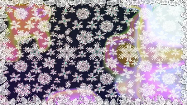 Tarafsız renklerde bahar çiçekleri. Yaprak ve çiçeklerin suluboya resmi, tarafsız renklerde kusursuz desen. Raster illüstrasyonu.