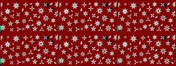 Çiçekli eskiz deseni. Suluboya çizimi. El çizimi. Kırmızı renkte çiçekler.