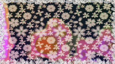 Gri renkli güzel çiçekli kusursuz desen, suluboya çiçek deseni, duvar kağıdı, kart veya kumaş için fayanslı. Raster..