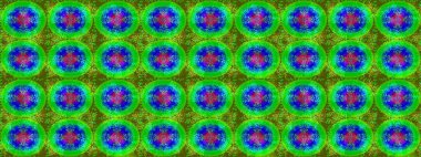 Kar taneleri tasarımı. Modern soyut tasarım posteri, kapak, yeşil, mavi ve mor renkli kart tasarımı. Son moda kar taneleri ve elementler onun kartlarını gösteriyor. Retro biçim dokusu, kış elementleri.