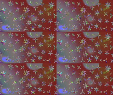 Organik elementler. Botanik çizim kalıbı. Suluboya etkisi. Raster deseni.