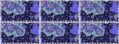 Raster. Mor renklerde güzel çiçekleri olan kusursuz desen, suluboya çiçek deseni, duvar kağıdı, kart veya kumaş için fayanslı..