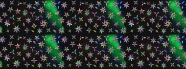 Küçük çiçekli şirin bir desen. Çiçek ve yapraklı çiçek deseni. Raster illüstrasyonu.