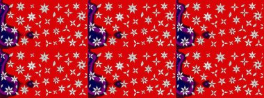 Çiçekli, yapraklı, çiçek desenli eskiz. El çizimi. Raster illüstrasyonu.