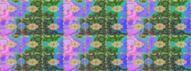 Geleneksel klasik Raster altın eskiz modeli. Barok tarzında eskiz oryantal süsü. Yeşil renklerdeki altın elementler.