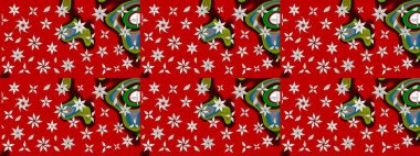 Çiçekli çiçek deseni, suluboya. Raster deseni. Süslü kumaş deseni.