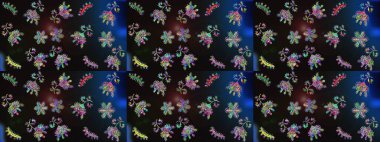 Gri, siyah ve mavi renkler üzerine şirin soyut kar taneleri raster tasarımı. Düz kar karalama ikonları, yılbaşı afişi için kar taneleri silueti, kartlar. Yeni yıl kar tanesi.