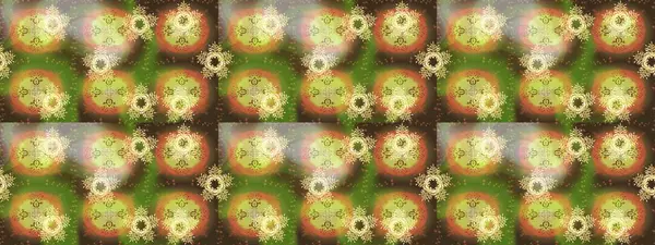 Güzel soyut kar taneleri raster tasarımı. Yeni yıl kar tanesi. Düz kar karalama ikonları, kar taneleri yeşille silueti, noel afişi için tarafsız ve kahverengi renkler, kartlar.