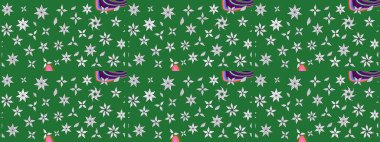 Raster illüstrasyonundaki çiçek desenli çizim. Güzel kumaş deseni. Renkli Bahar Teması eskiz kalıbı. Düz Çiçek Elementleri Tasarımı.