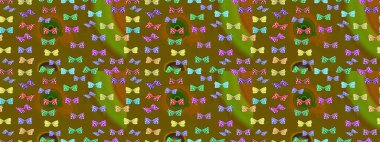 Doğadaki güzellik. Kumaş, Tekstil, Baskı ve Davetiye için arka plan. Kahverengi renklerin çizimi. Watercolor Style 'da uçan kelebeklerle eskiz kalıbı. Raster illüstrasyonu.