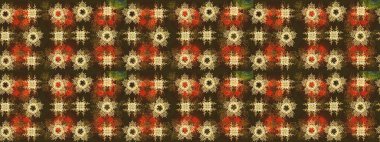 Sabıka fotoğraflarında, bebek kıyafetlerinde, duvar kâğıtlarında, paket kutularında falan kullanılabilir. Zarif, parlak ve eskiz kahverengi çiçek deseni tasarımı.