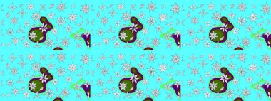 Yaz çiçekleri teması. Klasik çiçekler. Mavi renkler. Suluboya resim taklit Raster çizimi. El çizimi soyut süslü elementler.