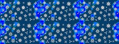 Şatafatlı bahar bahçesi dokusu. Çiçek deseni. Raster illüstrasyonu. Çiçek çizimi arkaplanı.