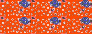 Yumuşak fayans. Raster 'ın taze dokusu. Yumuşak pamuk tasarımı. Paketleme, tekstil, duvar kâğıdı için çiçek eskizi. Klasik çiçek deseni.