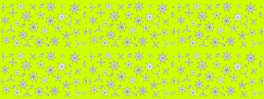 Çiçek. Taslak dekoratif arka plan, çiçek mandala. Yeşil renklerde. Raster illüstrasyonu.