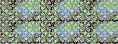 Tekstil, kumaş, kapaklar, duvar kağıtları, baskı, naylon, yapıştırma, örgü, dekupaj için çiçeksiz arkaplan. Küçük yeşil çiçeklerle oldukça kaliteli besin torbası deseni.