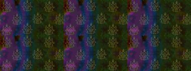 Renkli desenli eskiz deseni, gri çiçekler ve dekoratif elementlerle. Eski usul. Kumaş, tekstil, duvar kağıdı baskısı için. Eskiz geçmişi. Raster illüstrasyonu.