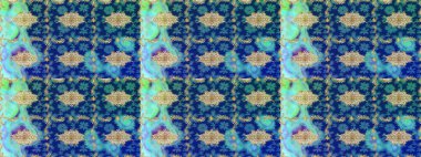 Mavi renklerde ve altın elementlerle. Klasik Raster altın desenini çiz. Klasik klasik klasik arka plan. Geleneksel oryantasyon süsü.