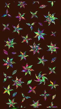 Paketleme, tekstil, duvar kâğıdı için çiçek eskizi. Yumuşak fayans. Yumuşak pamuk tasarımı. Raster 'ın taze dokusu. Klasik çiçek deseni.