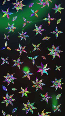 Raster çiçek izi. Çiçeksel gri çizim deseni. Raster Yumuşak kumaş deseni. Klasik taslak çizimi.