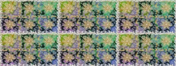 Raster altın pürüzsüz desen. Kusursuz altın desenli bukleler. Doğu tarzı arabesk tarzında altın elementler. Gri renklerde kusursuz desen.