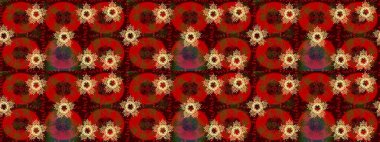 Kar Tanesi Simgesi. Kar Tanesi Raster illüstrasyonu. Kahverengi, kırmızı ve yeşil renklerde izole edilmiş. Kış kar taneleri.