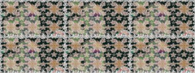 Nazik, sevimli çiçek arkaplanı. Gri renkli çiçekler. Raster çiçek desenli ve çiçekli..