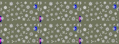 Zarif, parlak ve yeşil çiçek desenli bir taslak. Sabıka fotoğraflarında, bebek kıyafetlerinde, duvar kâğıtlarında, paket kutularında falan kullanılabilir. Raster..