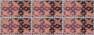 Motley illüstrasyonu. Moda baskıları için zarif bir şablon. Küçük renkli çiçekler. Kusursuz. Çiçekli bahar çiçekleri. Küçük çiçekte şirin desenler.