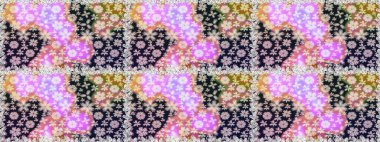 Güzel kumaş deseni. Güzel suluboya çiçek buketi pürüzsüz desen.