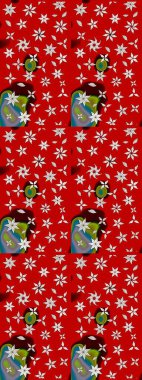 Üst manzara, yumuşak kırmızı renk tarzı. Sevgililer günü ve tebrik kartı konsepti için şık bir davetiye. Çiçek kompozisyonu, el boyası, hassas şablon. Manzaralı çiçek deseni.