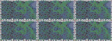 Duvar kağıtları, web sayfası geçmişi, yüzey dokuları, tekstil için mükemmel. Raster Kelebekleri deseni. Soyut, pürüzsüz bir arkaplan. Tropikal kelebeklerle mavi ve yeşil renkli resimler.