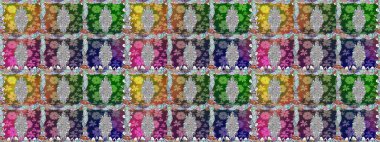 Raster Hip kumaş deseni. Kusursuz Vintage Çiçek Deseni.