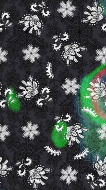 Poster ya da kapak için arka plan. Tekstil için figür. Yapraklı çizim şekli. Davetiye ve kartpostal tasarımı için dekoratif çiçek unsurları. Sevimli zarif çiçekler Raster illüstrasyonu.