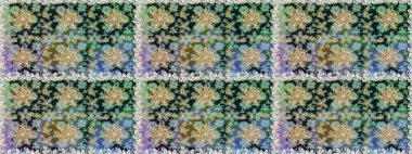 Süslü dekorasyon. Lüks, kraliyet ve Viktorya dönemi konsepti. Altın elementli gri renkli altın desenli. Raster klasik barok çiçeksiz altın desenli..