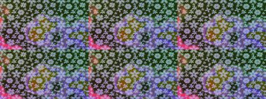 Nazik romantik baskı. Tatil havası. Bahar mevsimi. Raster güzel bir çiçek deseni çiziyor..