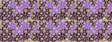 Yumuşak, bahar çiçekli arka plan. Kahverengi renkli çiçekler. Raster çiçek desenli ve çiçekli..