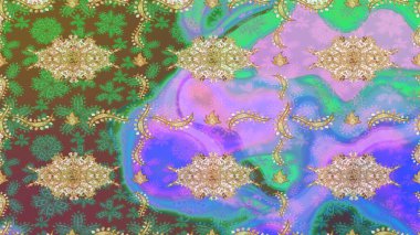 Paisley 'ler zarif çiçek desenli eskiz arka plan duvar kâğıdı resimleriyle klasik güzel modern 3D çizgili sanat eseri ve nötr desenli çiçek yaprakları ve süslemeleri..