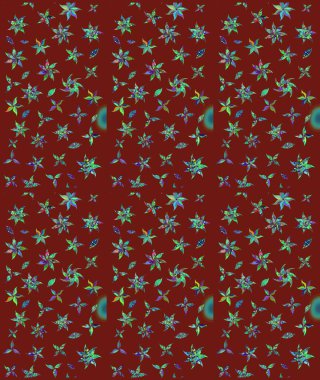 Güzel suluboya yaz çiçekleri deseni..