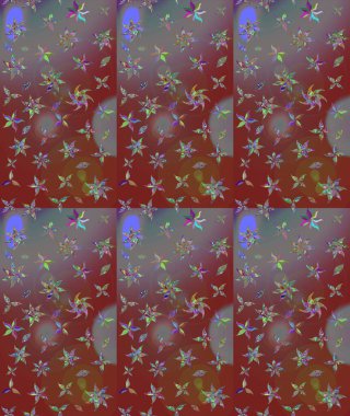 Organik elementler. Botanik çizim kalıbı. Suluboya etkisi. Raster deseni.