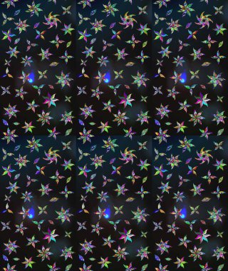 Şirin çiçek elementleri. Raster illüstrasyonu. Taslak desenli, modaya uygun kumaş deseni. Düz Çiçek Elementleri Tasarımı. Renkli Bahar Teması çizim şablonu.