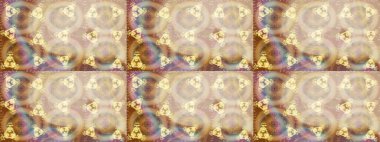 Bej, nötr ve kahverengi renklerde kristal kar tanesi. Raster illüstrasyonu.