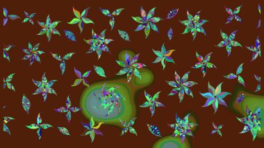 Çiçek deseni duvar kağıdı, desen dolguları ve web sayfası arka planı için kullanılabilir. Şekil verilmiş çiçeklerle eskiz deseni. Süslü zentangle çizim dokusu, soyut çiçeklerle süslenmiş..