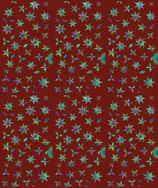 Güzel suluboya yaz çiçekleri deseni..