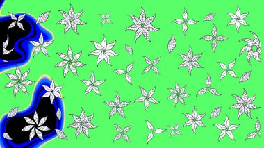 Nazik romantik baskı. Raster güzel bir çiçek deseni çizmiş. Tatil havası. Bahar mevsimi.