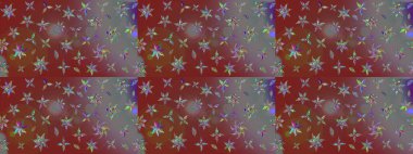 Bahar mevsimi. Raster güzel bir çiçek deseni çizmiş. Tatil havası. Nazik romantik baskı.